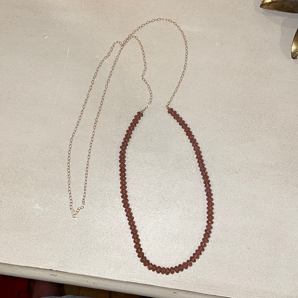 Light pink necklace